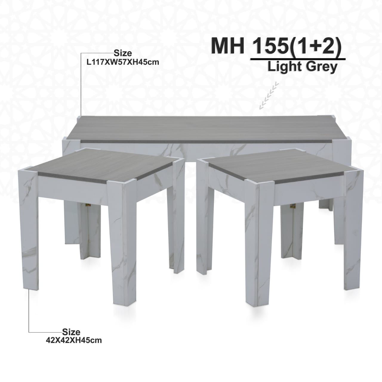Ensemble 3 tables Ensemble 3 tables